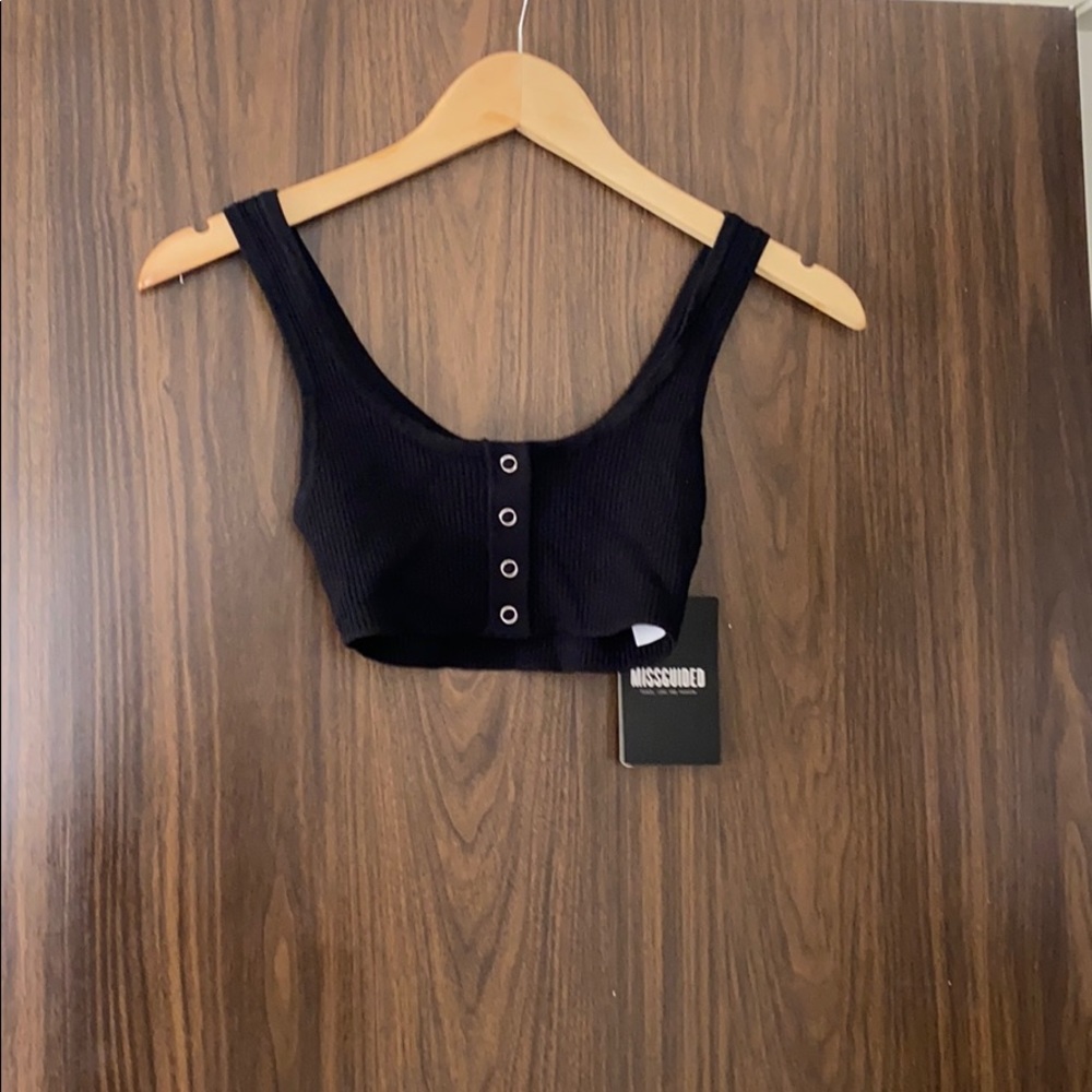 Super cropped top.